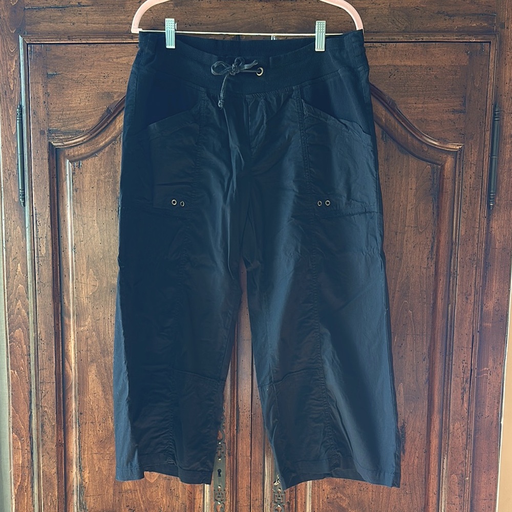XCVI Women's Black Cargo Drawstring Pants